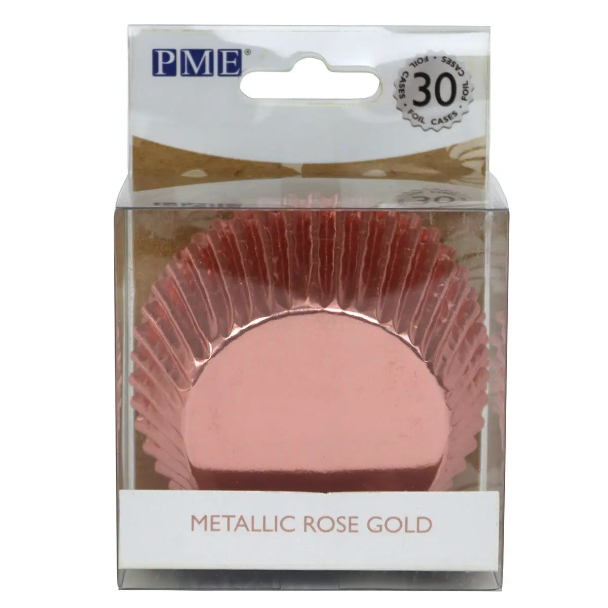 Caissettes à cupcakes rose gold x30 PME