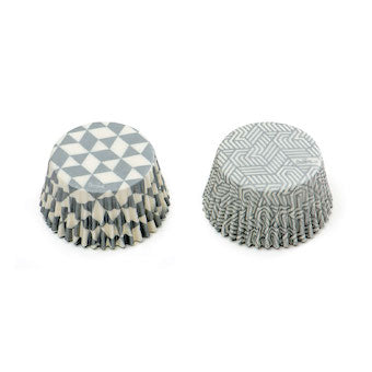 Caissettes en papier argent x36 Decora