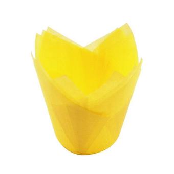 Caissettes tulipe jaunes x20