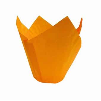 Caissettes tulipe orange x20