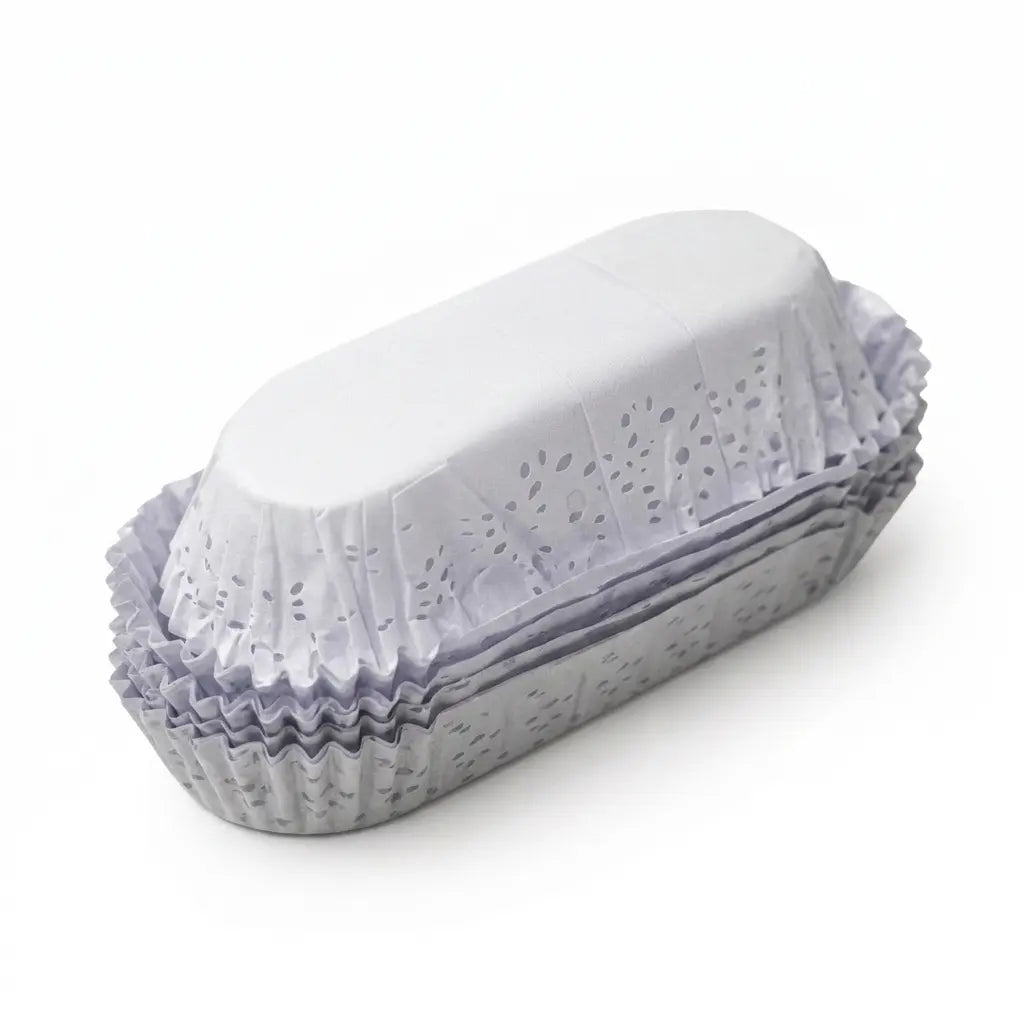 Caissettes dentelle cigare blanches x32