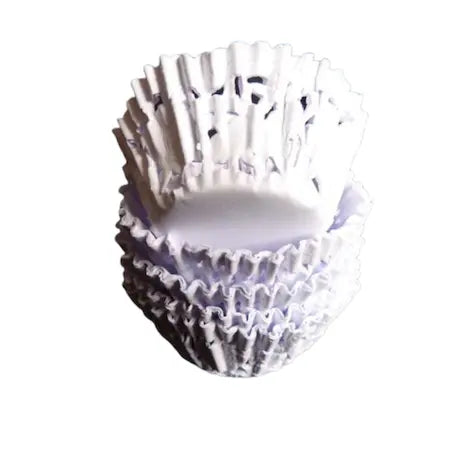 Caissettes dentelle rondes blanches 5,2 cm lot de 40