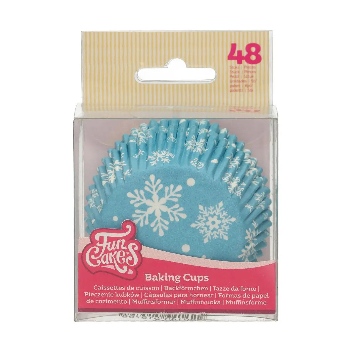 Caissettes à cupcakes Hiver x48 FunCakes
