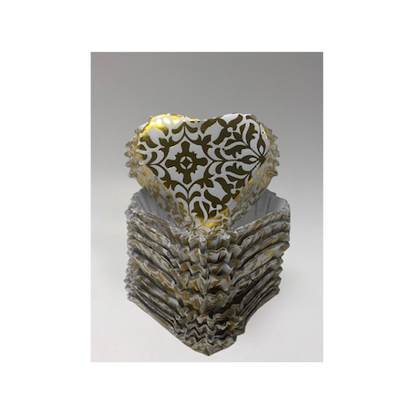 Caissettes orientales cœur or x40