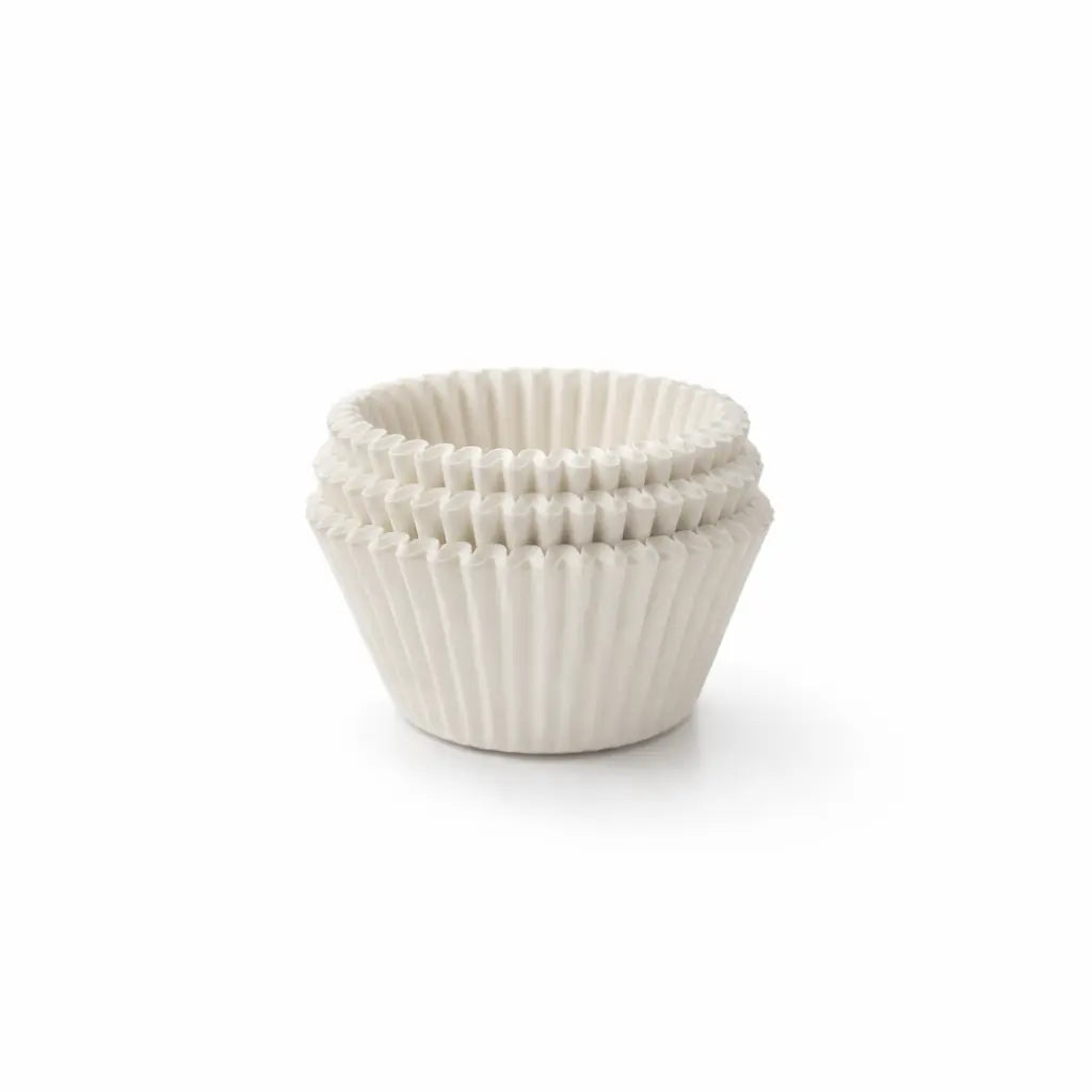 Caissettes blanches à cupcakes 4,9 cm lot de 100