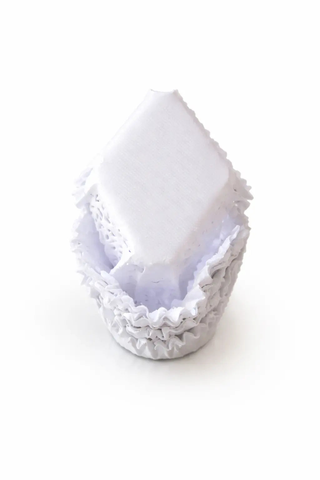 Caissettes dentelle losange blanches lot de 40