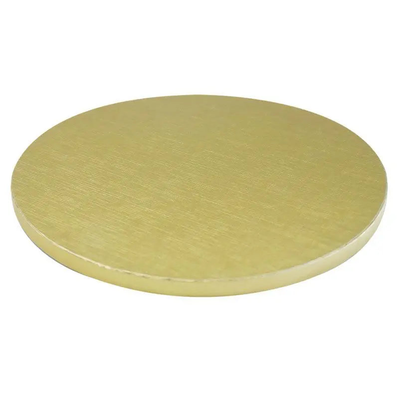 Semelle cake drum ronde or Patisdécor
