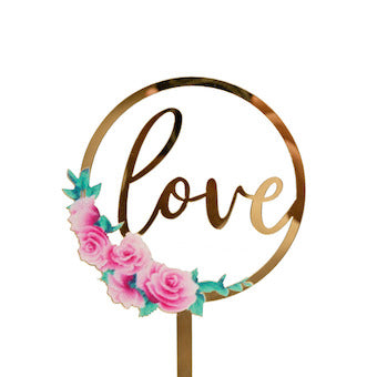 Cake Topper Love