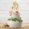 Cake topper Doré Mr et Mrs