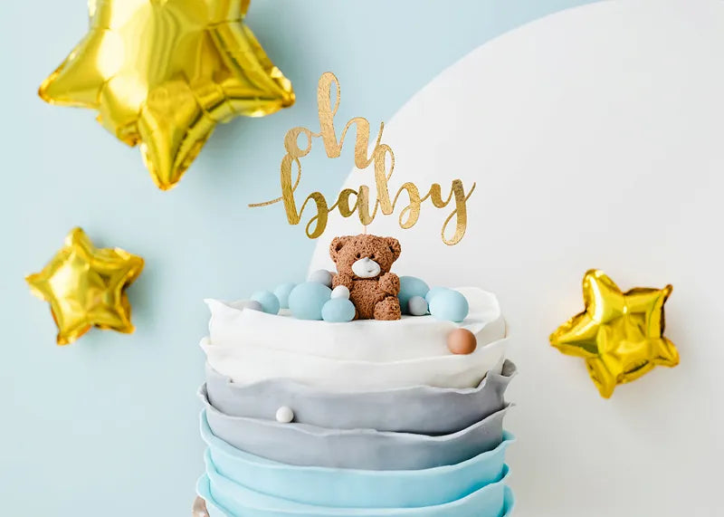 Cake topper or Oh Baby