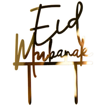 Cake topper Script or Eid Mubarak