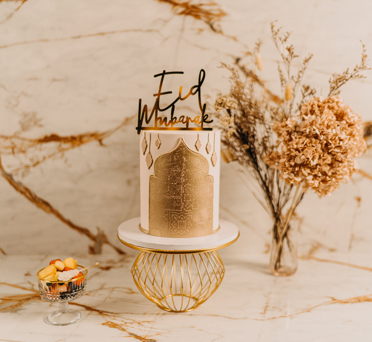 Cake topper Script or Eid Mubarak