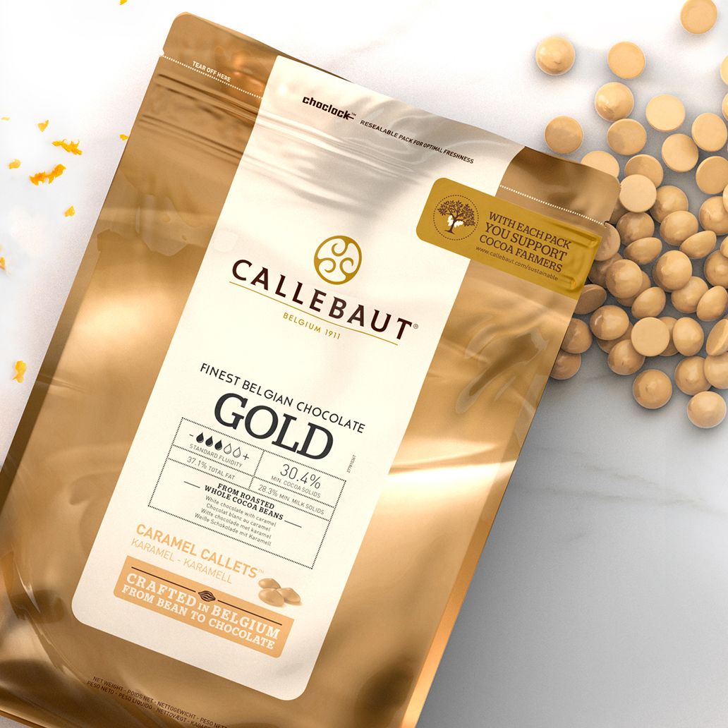 Pistoles de chocolat or 400 g Callebaut