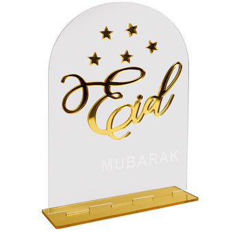 Centre de table Or Eid Mubarak