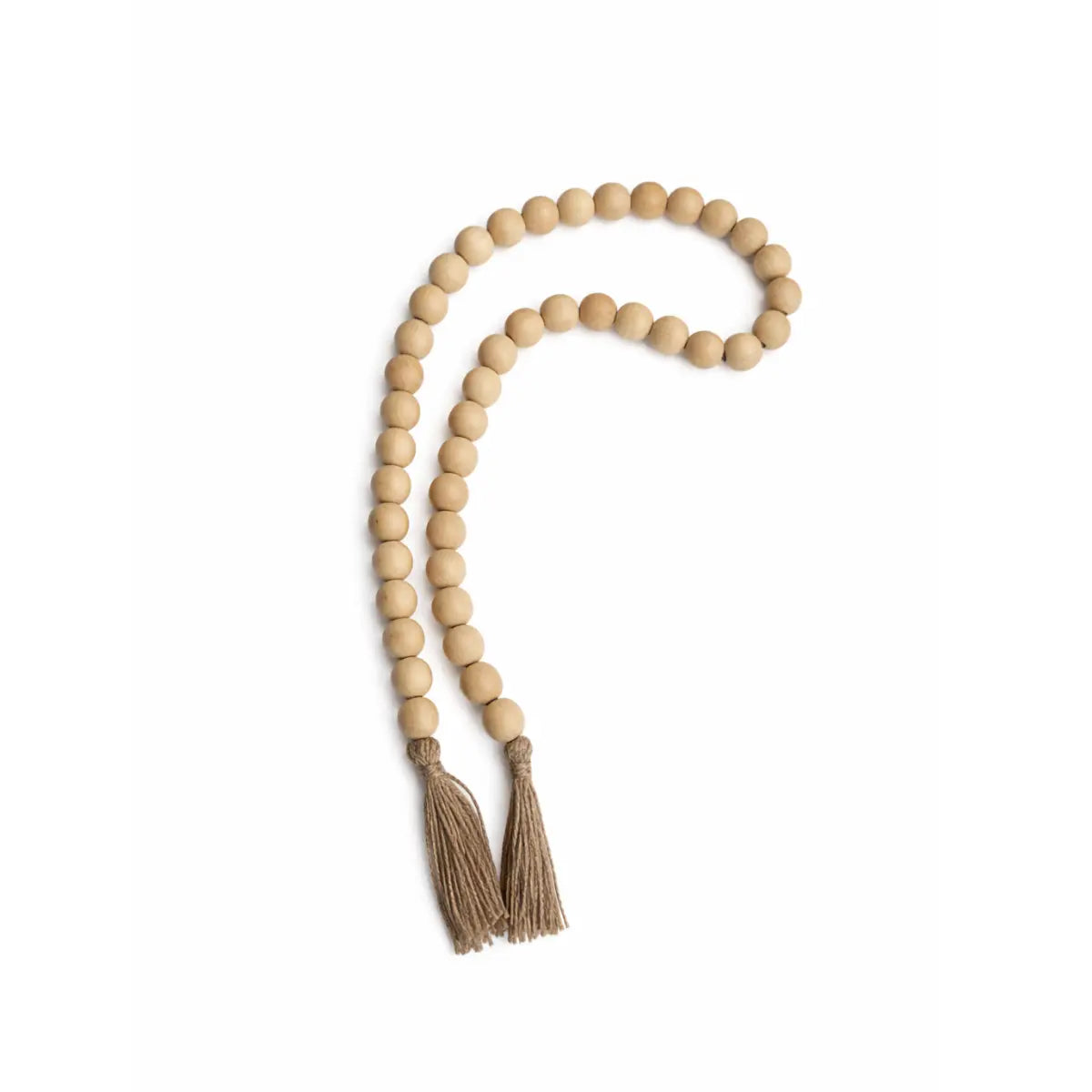 Guirlande chapelet Tasbih en bois 4 coloris