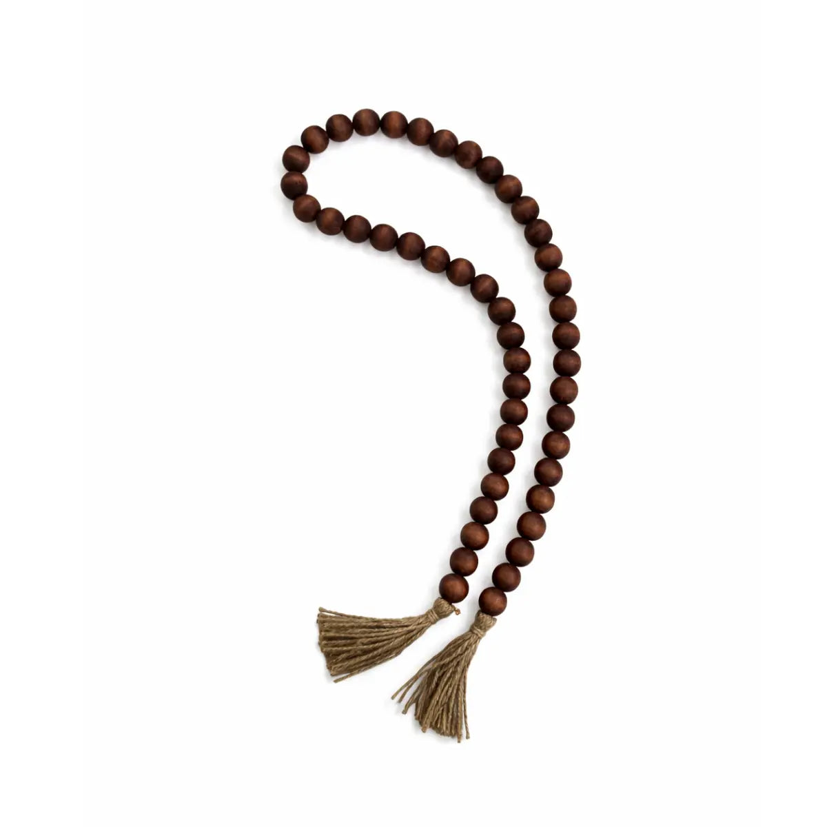 Guirlande chapelet Tasbih en bois 4 coloris