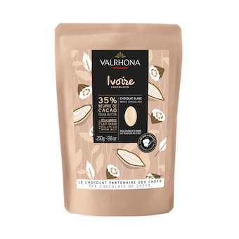 Chocolat blanc Ivoire 35 % Valrhona 250 g