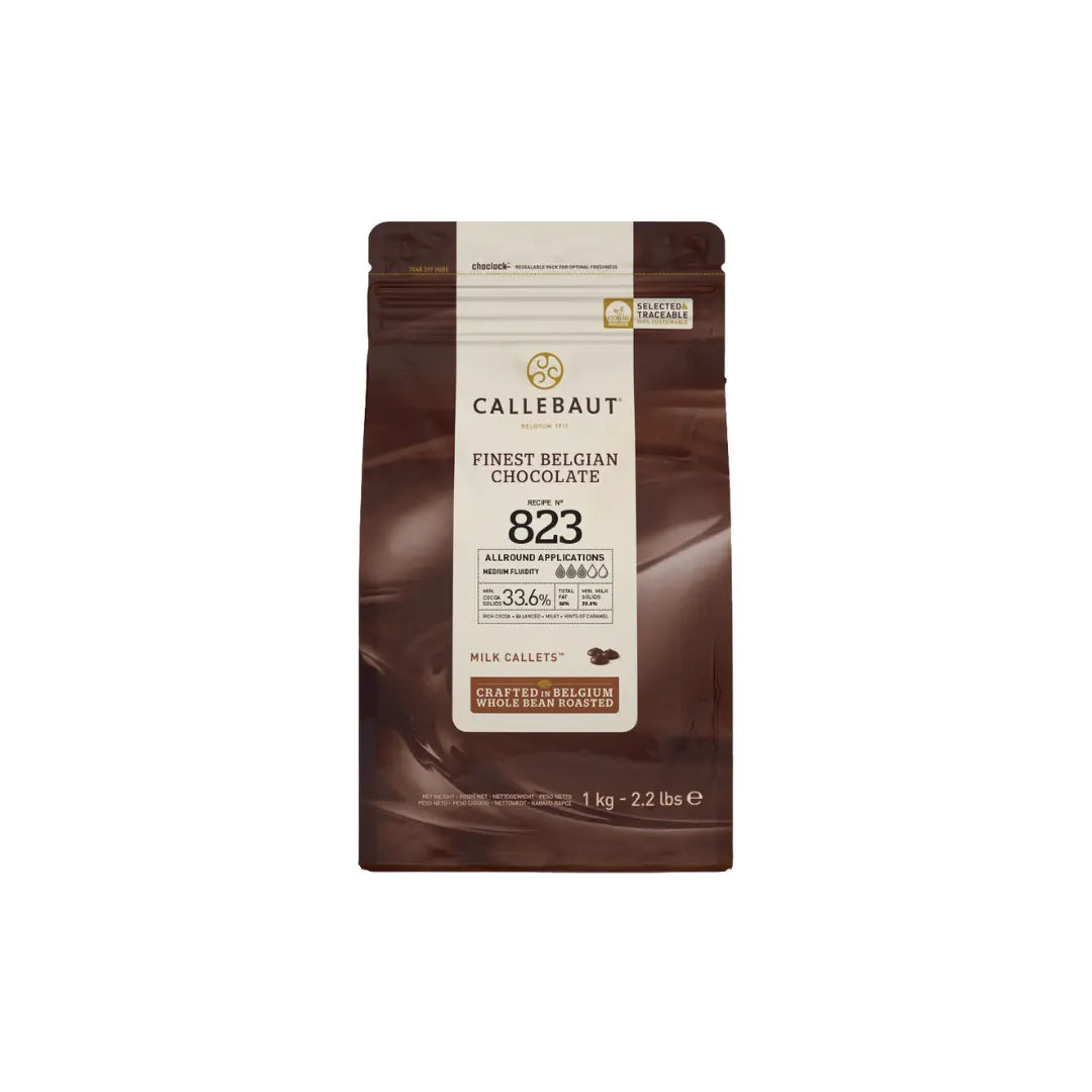 Pistoles de chocolat au lait 823 Callebaut