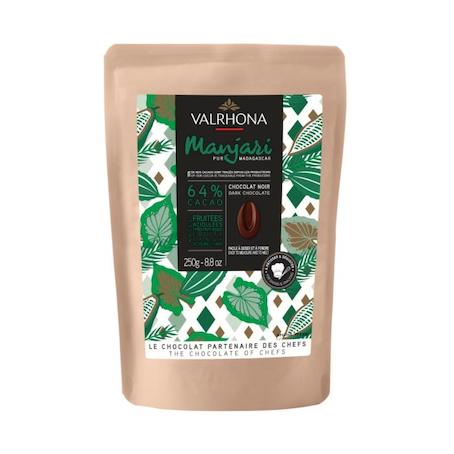 Chocolat noir Manjari 64 % 250 g Valrhona