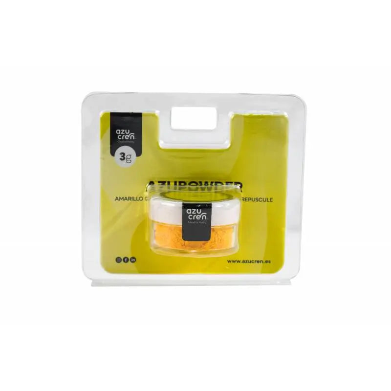 Colorant en poudre jaune orangé concentré Azucren 3 g