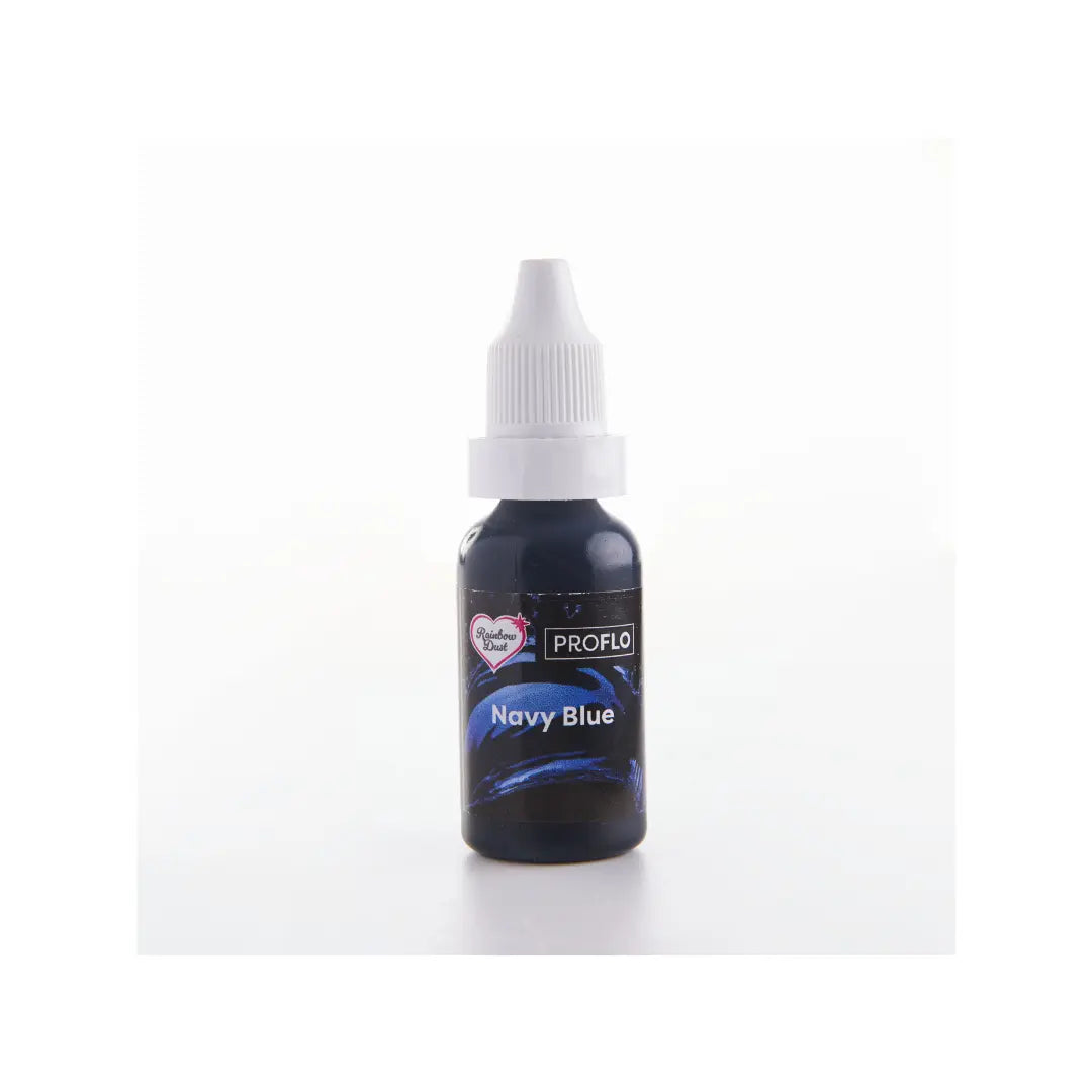 Colorant liquide aérographe ProFlo bleu marine Rainbow Dust