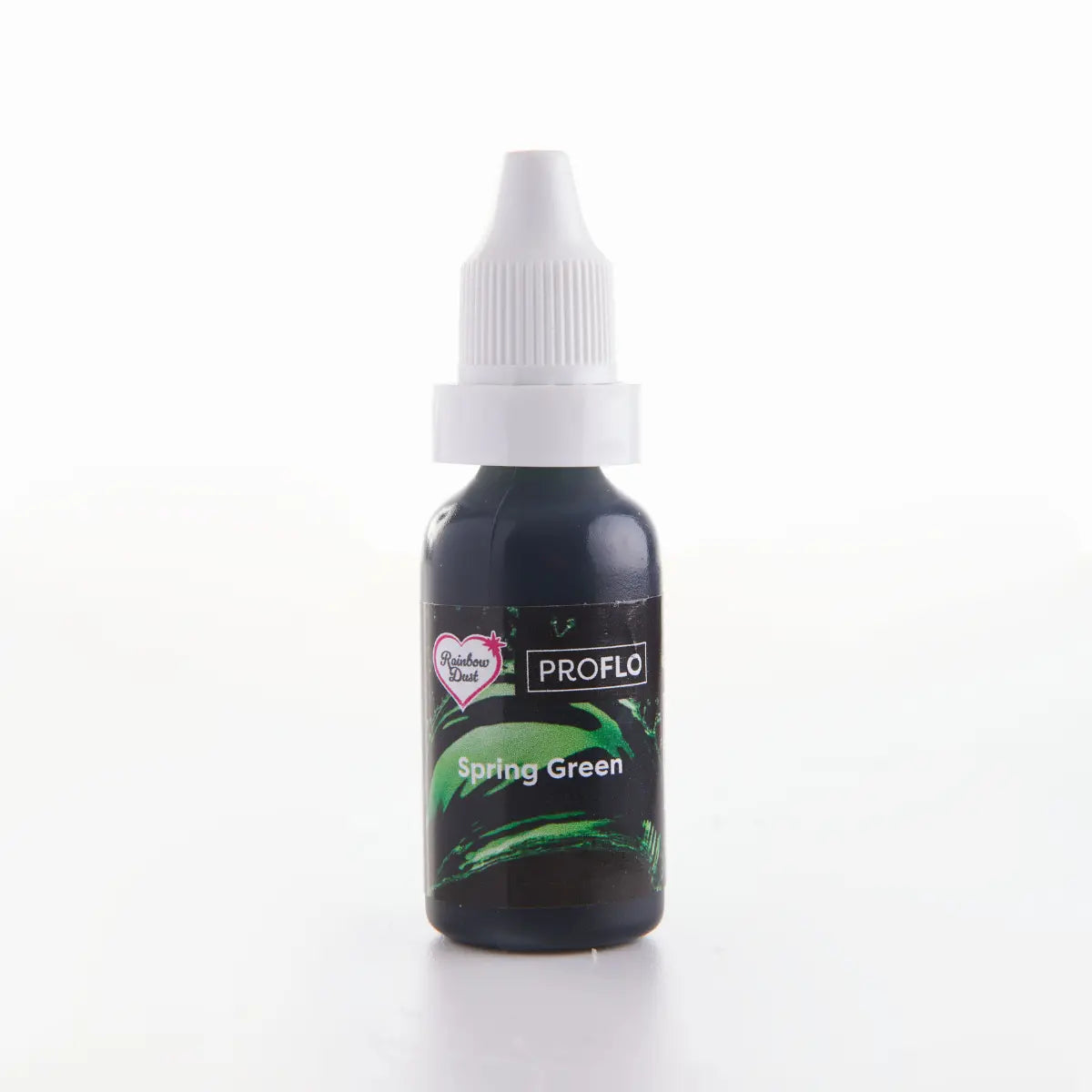 Colorant liquide aérographe vert printemps ProFlo Rainbow Dust