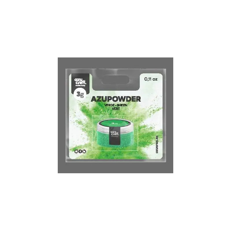 Colorant en poudre vert concentré Azucren 3 g