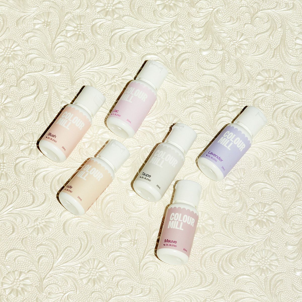 Set de 6 colorants Oil Blend Bridal Colour Mill