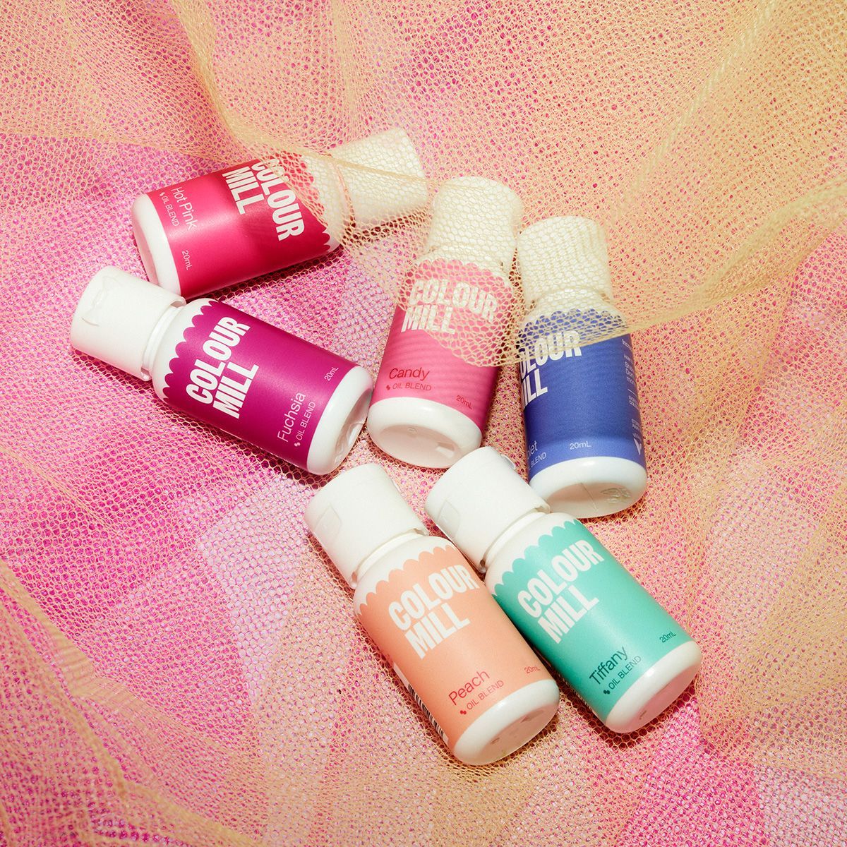 Set de 6 colorants Oil Blend Fairy Tale Colour Mill