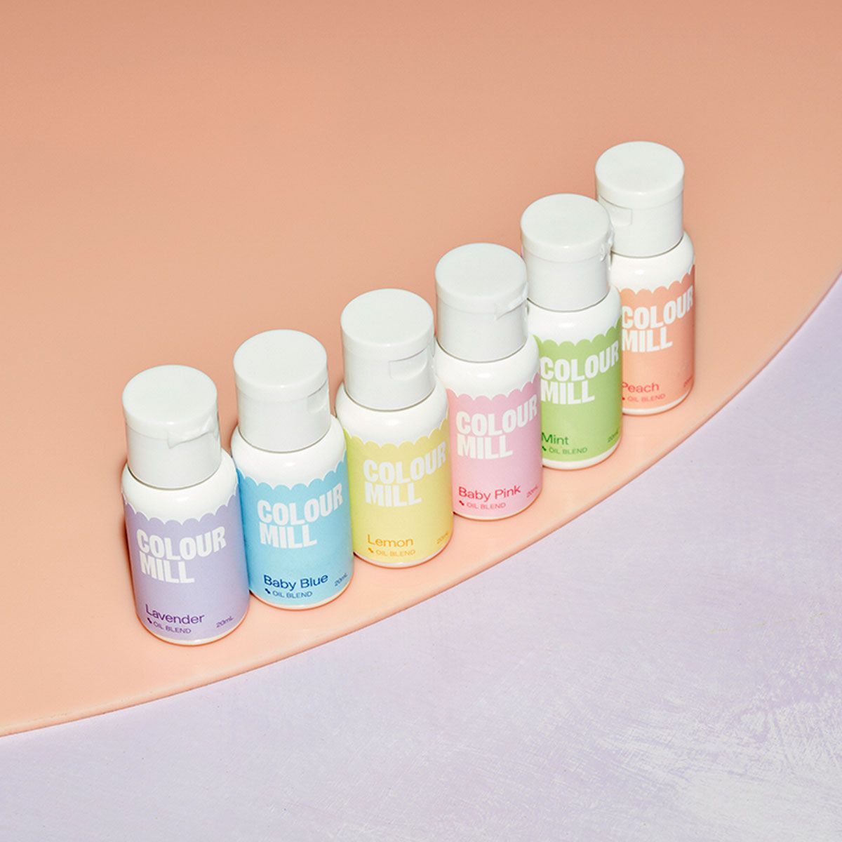 Set de 6 colorants Oil Blend Pastel Colour Mill