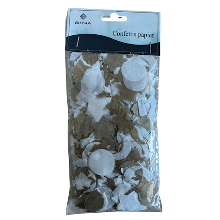 Confettis de table en papier oriental