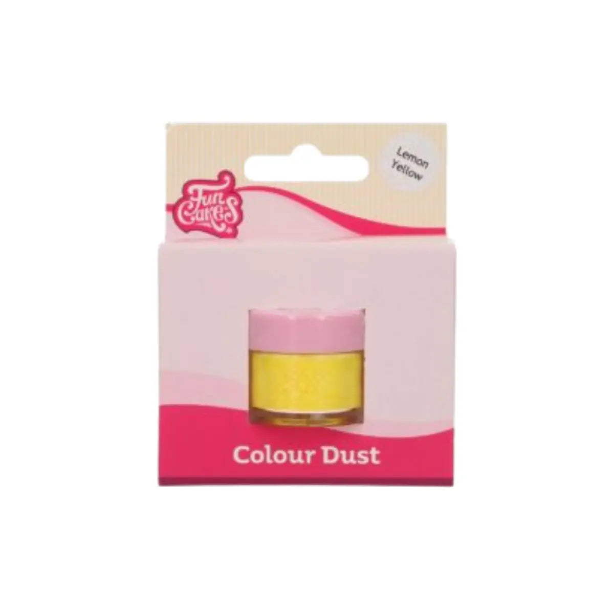 Colorant en poudre Dust jaune citron FunCakes