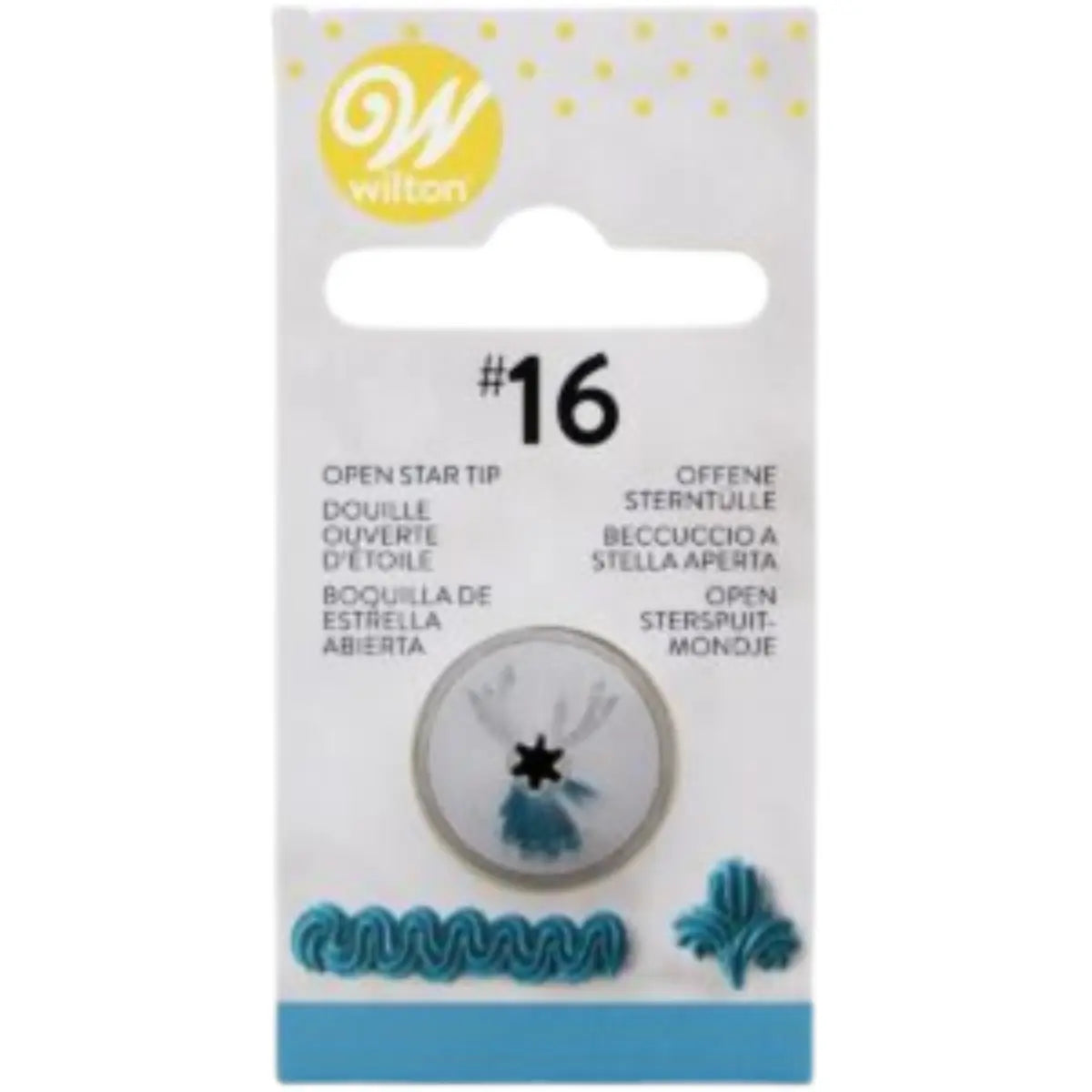 Douille étoile ouverte #016 Wilton