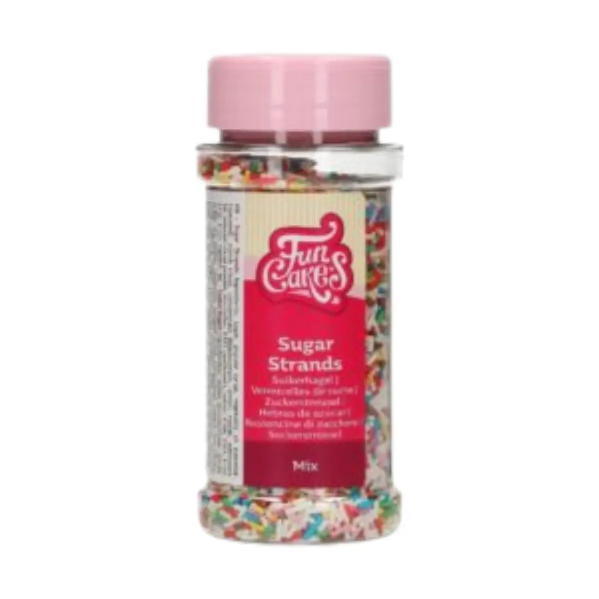 Vermicelles multicolores en sucre 80 g FunCakes