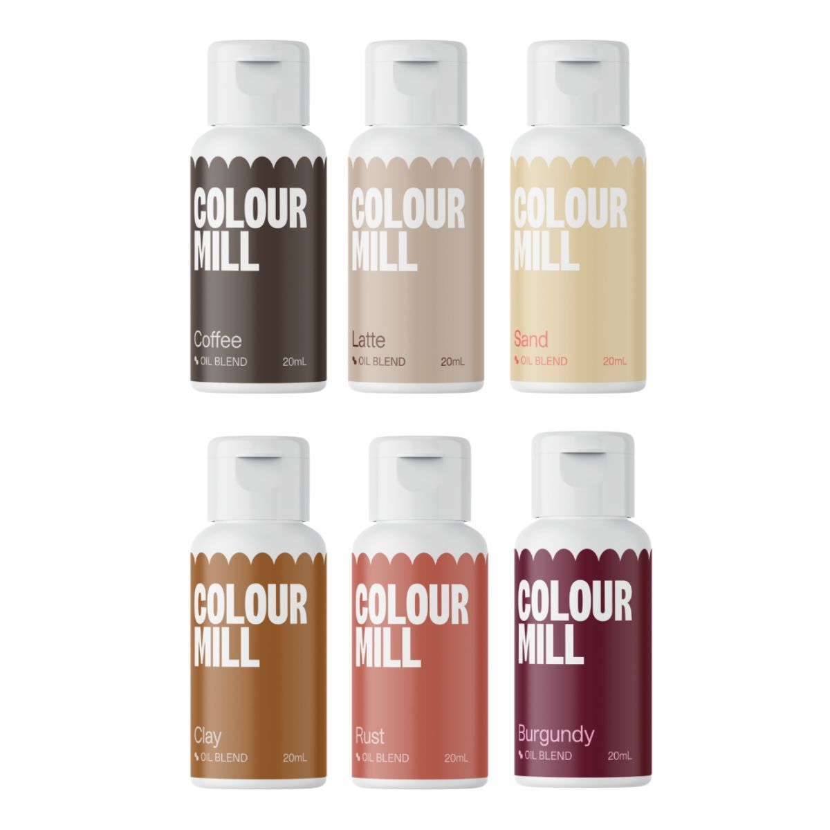 Set de 6 colorants Oil Blend Outback Colour Mill
