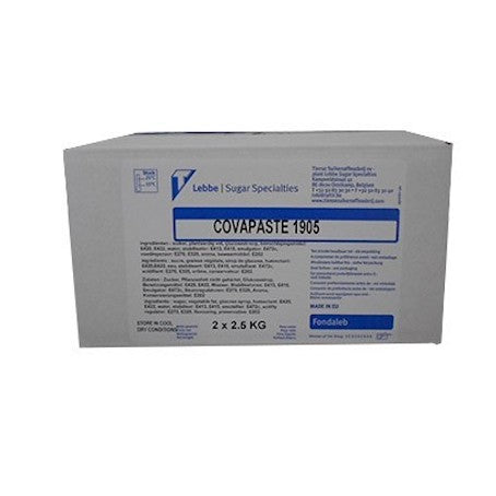 Pâte à sucre blanche Covapaste 5 kg