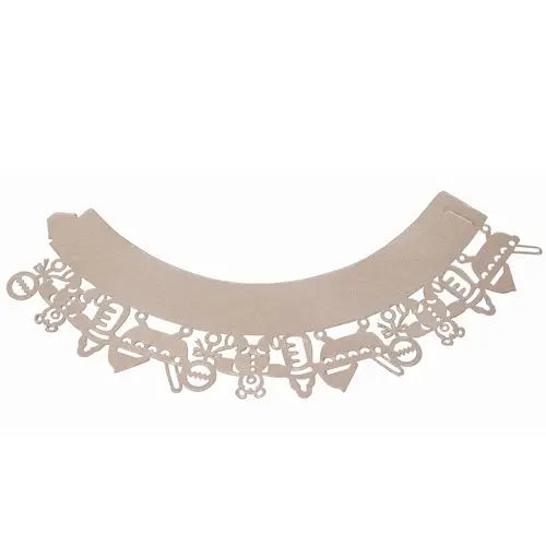 Wraps contour à cupcake rose x12 PME