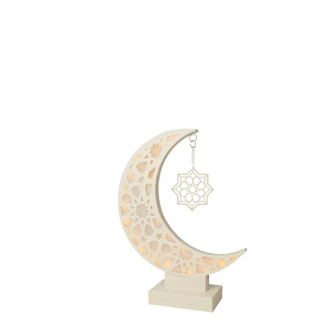 Décoration lumineuse Ramadan Kamar Crème
