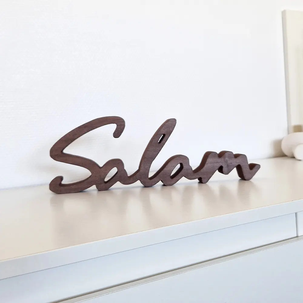 Décoration en bois Salam