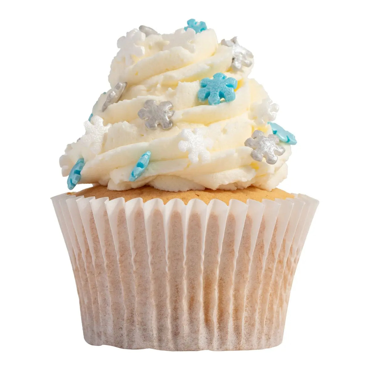 Décors en sucre flocons de neige 25 g PME