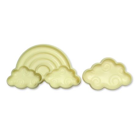 Découpoirs arc-en-ciel et nuage