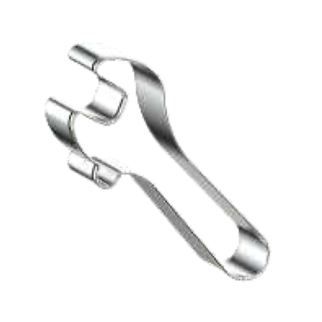 Découpoir clé à molette en métal