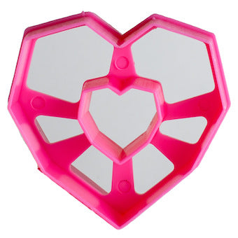 Découpoir cœur diamant