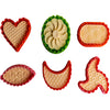 Découpoirs sablés mix lot de 6