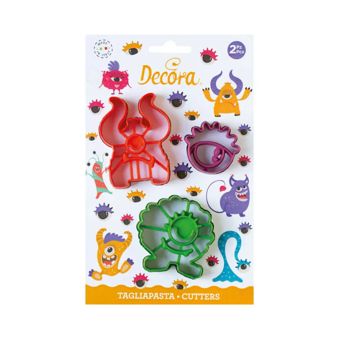 Découpoirs monstres x3 Decora