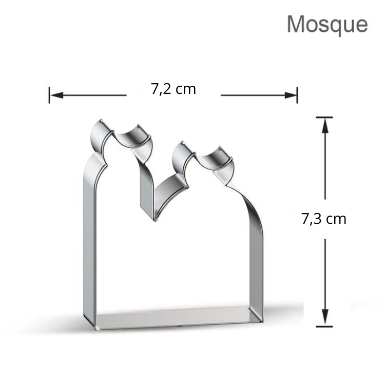 Découpoir mosquée dôme double