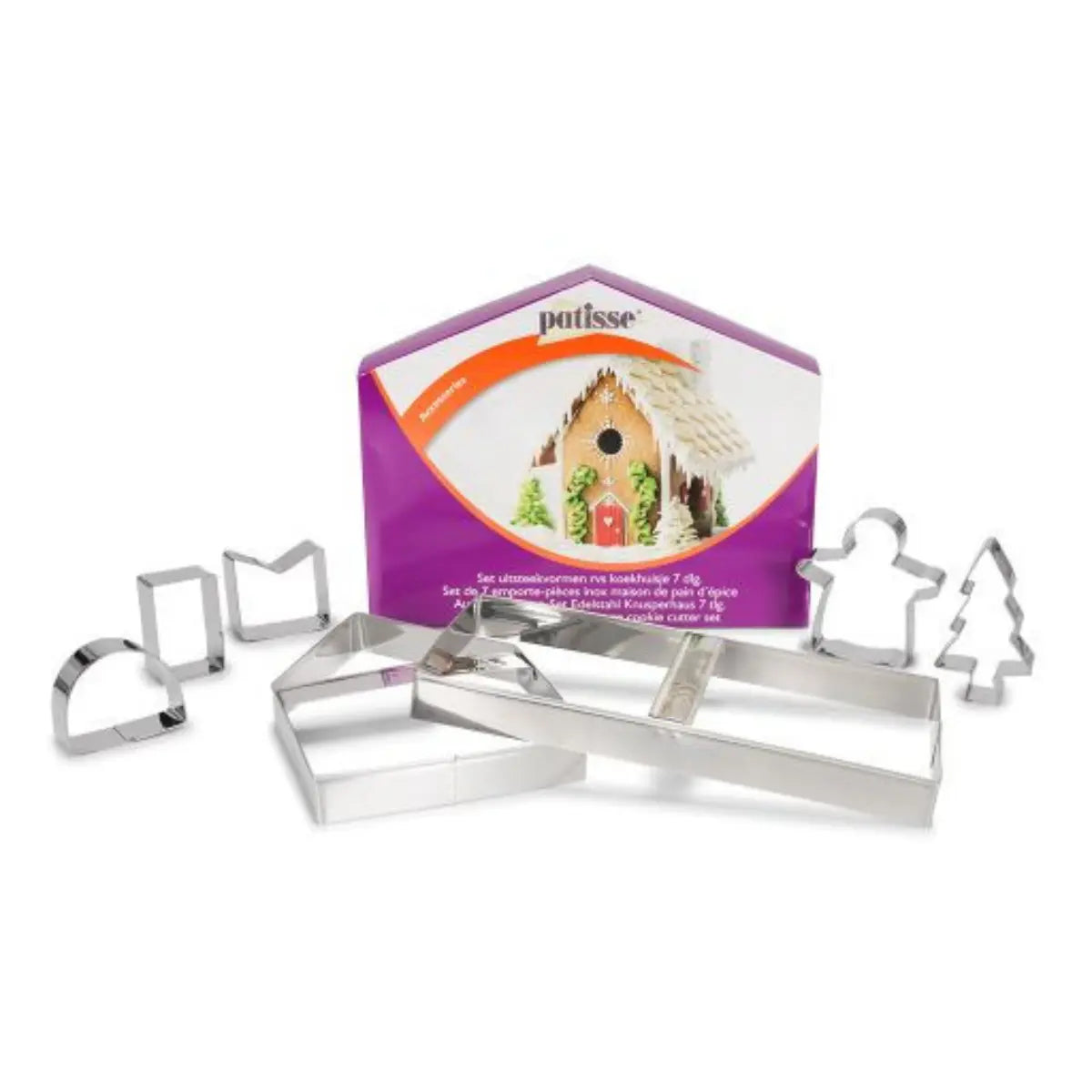 Découpoirs maison en pain d'épices kit de 7 Patisse