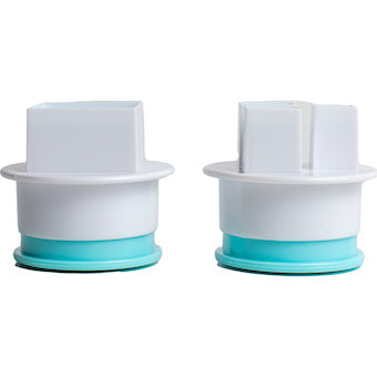 Découpoirs à poussoir carrés lot de 2