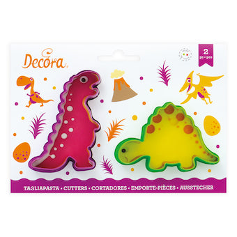 Découpoirs dinosaure Jurassic x2 Decora