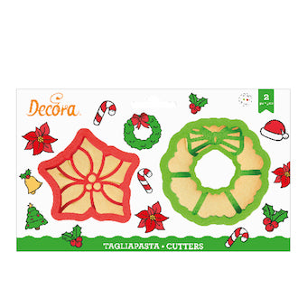 Découpoirs fleur et couronne x2 Decora